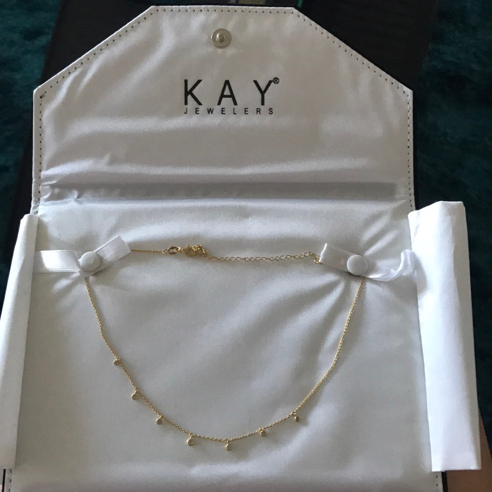 Diamond necklace Gold